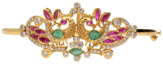 Bracelets in 22KT gold by Shree Omkar Jewellers, design 3