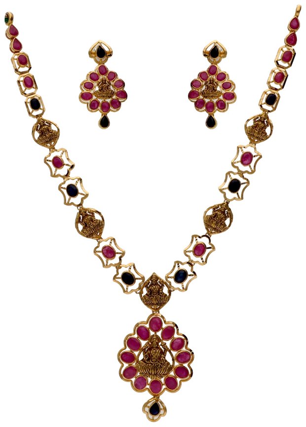 Necklaces, Haars & Malas in 22KT gold by Shree Omkar Jewellers, design 11