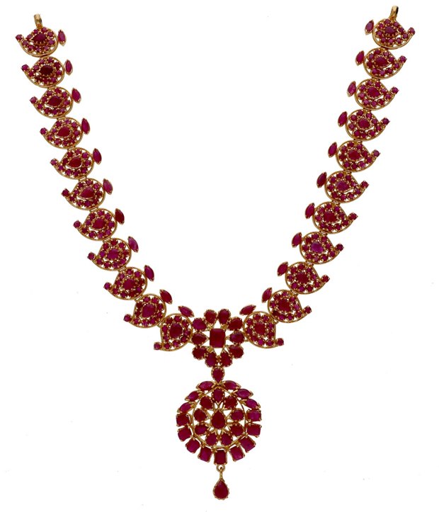 Necklaces, Haars & Malas in 22KT gold by Shree Omkar Jewellers, design 12