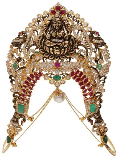 Vankis, Armlets & Oddiyanams in 22KT gold by Shree Omkar Jewellers, design 1