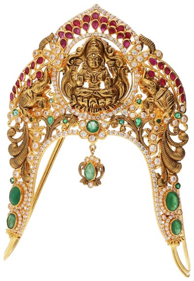Vankis, Armlets & Oddiyanams in 22KT gold by Shree Omkar Jewellers, design 3