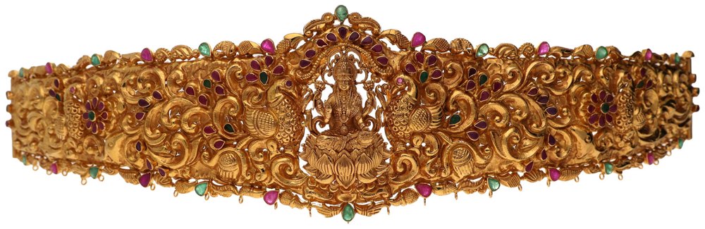 Vankis, Armlets & Oddiyanams in 22KT gold by Shree Omkar Jewellers, design 4
